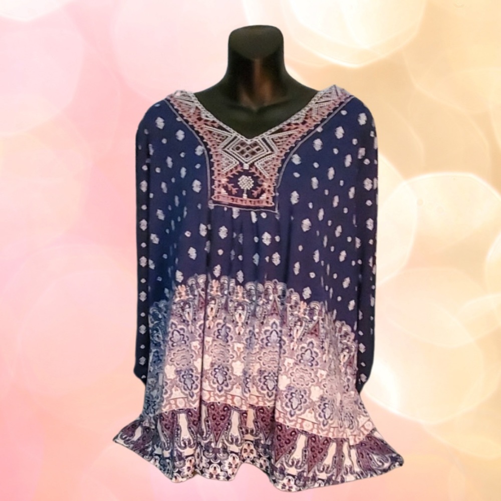 AVENUE NWT ladies 3/4 sleeve top 26/28